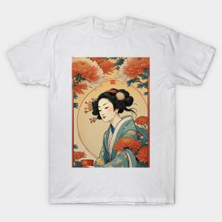 Nature geisha girl T-Shirt